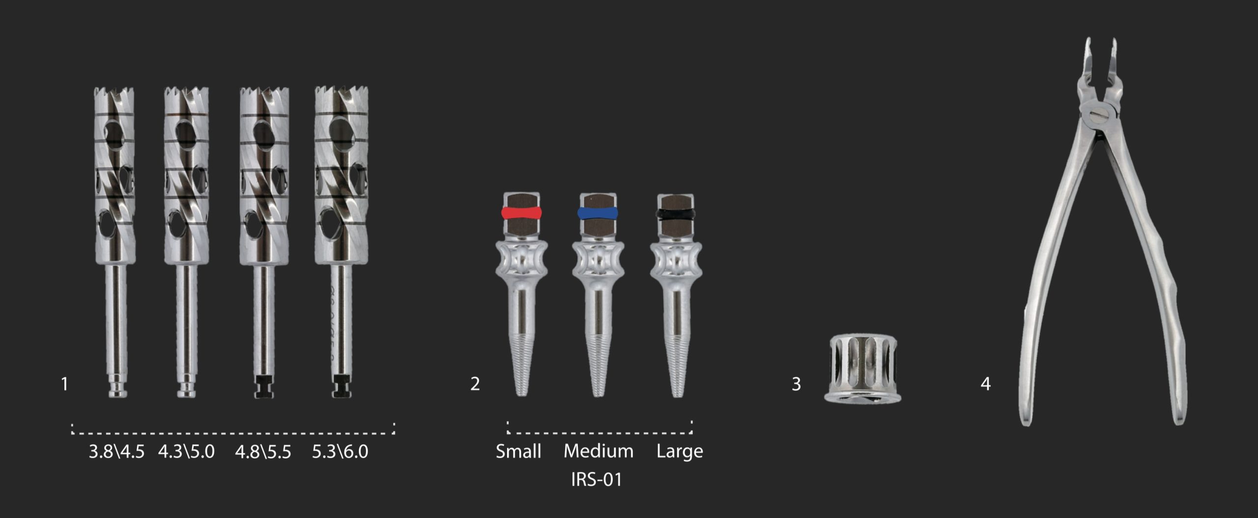 Компоненты Implant Remover Kit