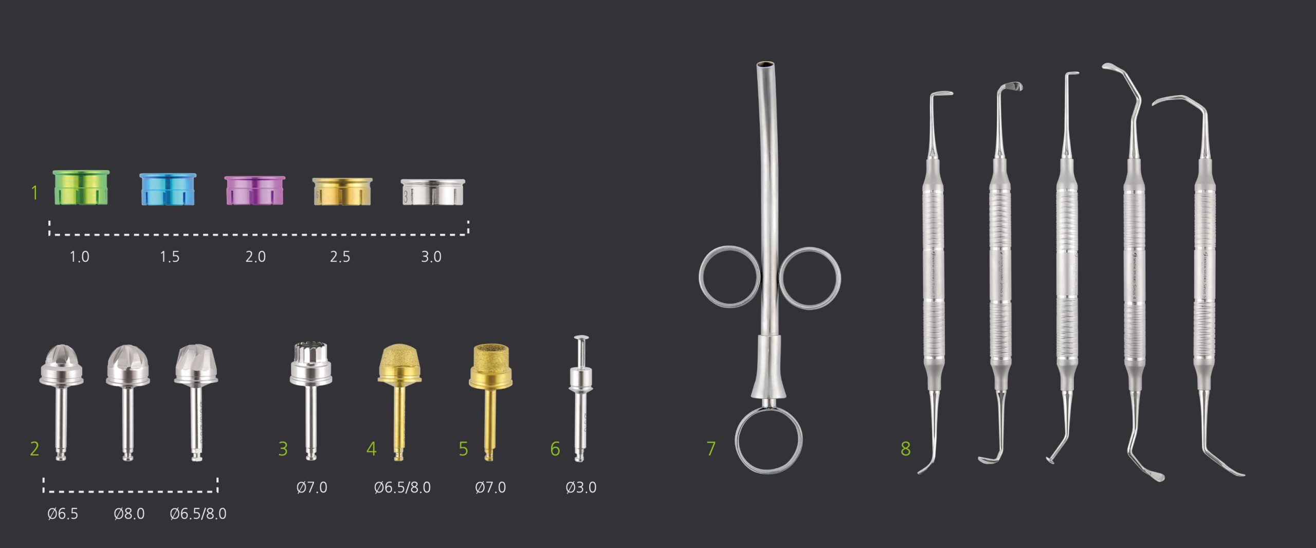 Компоненты Dental Studio Sinus Lateral Approach Kit