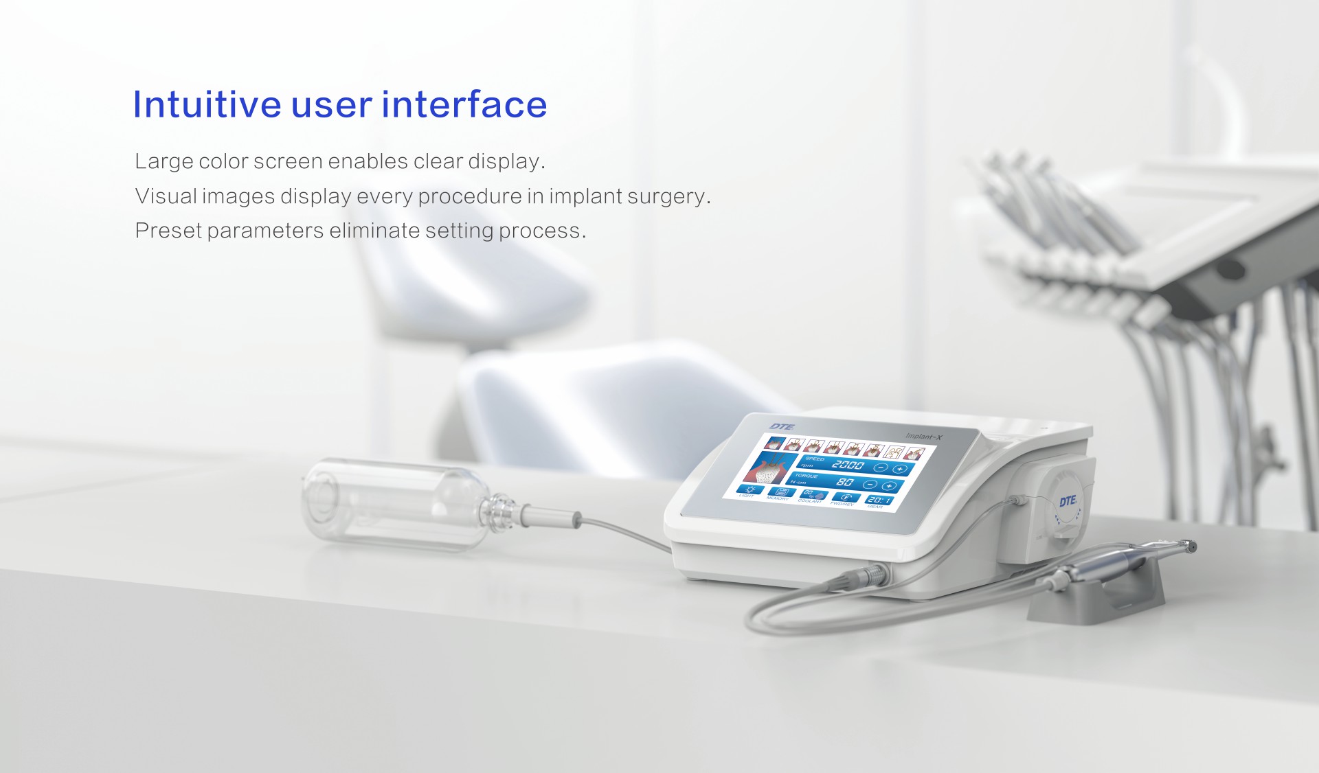 Физиодиспенсер DTE Implant X Описание